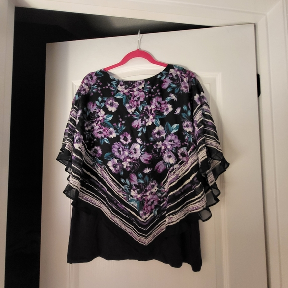 XXL chiffon overlay top - Picture 3 of 3